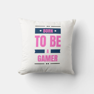 Born to Be a Gamer Kussensloop Kussen