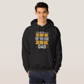 Born To Be A Golden Retriever  Gold Dog Dad Hoodie (Voorkant volledig)