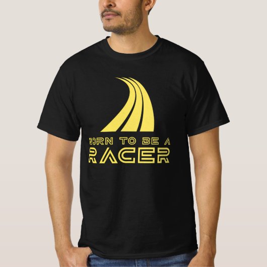 Born To Be A Racer T-shirt (Voorkant)