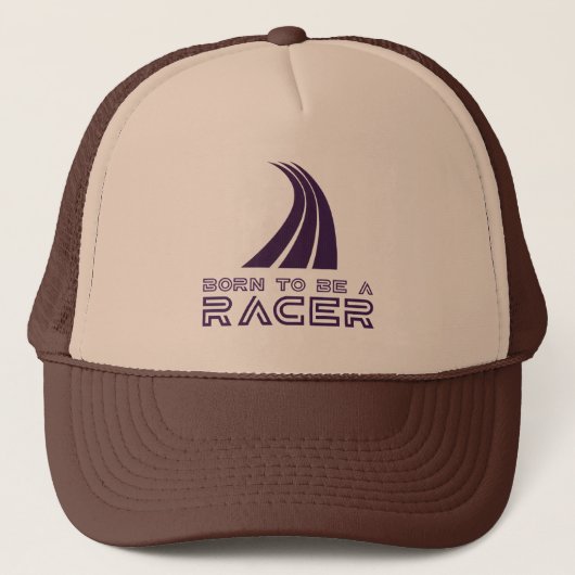 Born To Be A Racer Trucker Pet (Voorkant)