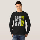 Born To Be A Veterinarian Profession Career Worker T-shirt (Voorkant volledig)