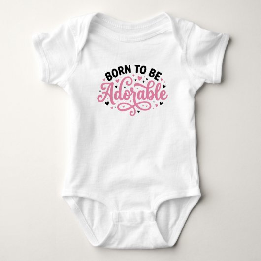 Born To Be Adorable Romper (Voorkant)