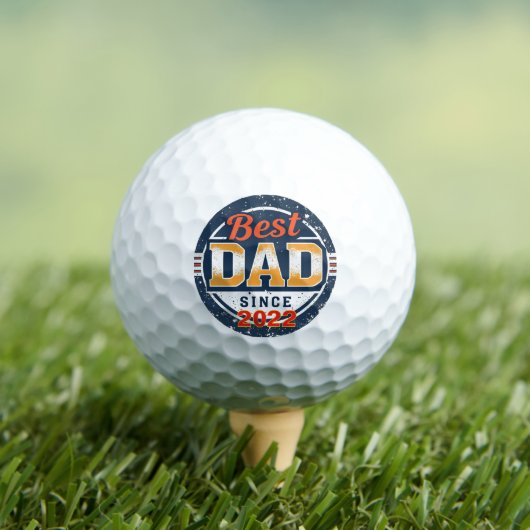 Born to Be Dad - Gepersonaliseerde jaar golfballen (Insitu Shirt)
