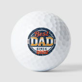 Born to Be Dad - Gepersonaliseerde jaar golfballen (Voorkant)