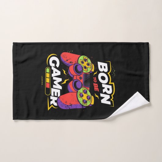 Born to be Gamer Handdoek (Handdoek)