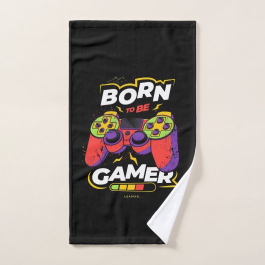 Born to be Gamer Handdoek (Handdoek)