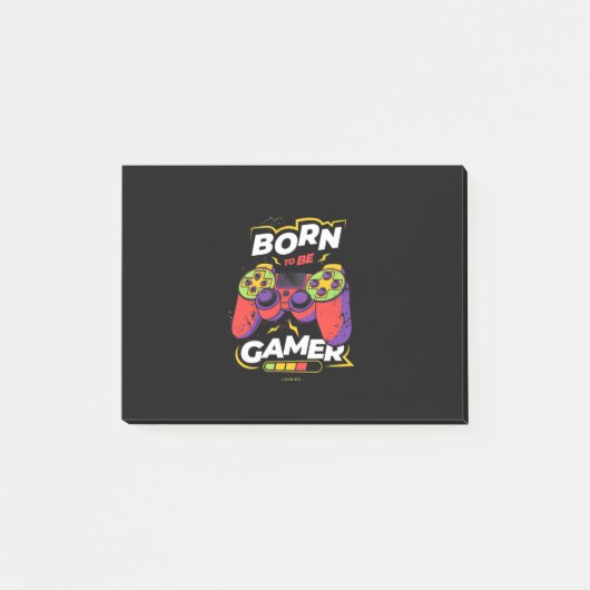 Born to be Gamer Post-it® Notes (Voorkant)