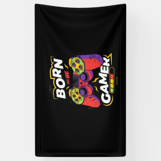 Born to be Gamer Spandoek (Verticaal)