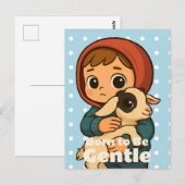 Born To Be Gentle beroemd gemaakt door Sweet Lamb  Briefkaart (Voorkant / Achterkant)