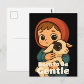 Born To Be Gentle beroemd gemaakt door Sweet Lamb  Briefkaart (Voorkant / Achterkant)