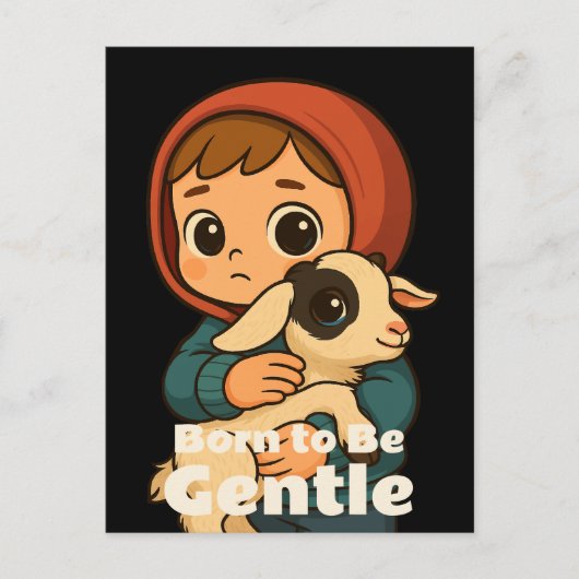Born To Be Gentle beroemd gemaakt door Sweet Lamb  Briefkaart (Voorkant)
