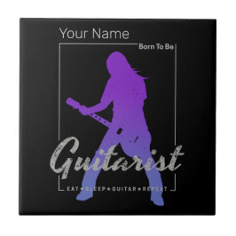Born To Be Gitarist voor muzikanten en bandlid Tegeltje