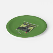 Born to Be Wild Gorilla Birthday Fun Papieren Bordje (Gekanteld)