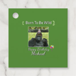 Born to be Wild Green Design  Bedankjes Labels