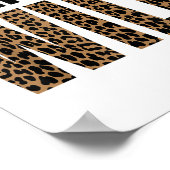 Born To Be Wild Tiger Animal Lover Motivation  Poster (Hoek)