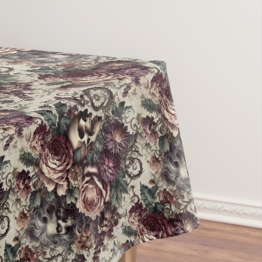 Born to Bloom - Gotisch Victoriaans Middelpatroon Tafelkleed (Voorbeeld)