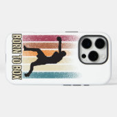 "Born to Box" Retro Boxing Art Case-Mate iPhone Case (Achterkant (horizontaal))