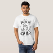 Born to camp t-shirt (Voorkant volledig)