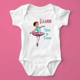 Born to Dance Custom Name Romper
