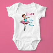 Born to Dance Custom Name Romper