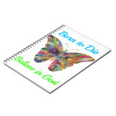 Born to Die, believe in God Notitieboek (Linkerzijde)