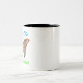 Born to Die, believe in God Tweekleurige Koffiemok (Center)