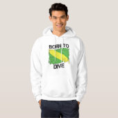 Born to Dive Nitrox Flag Sweatshirt (Voorkant volledig)