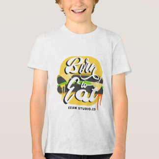 "Born to Eat - Leuk en speels ontwerp" Tri-Blend Shirt