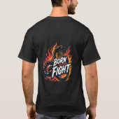 Born to fight t-shirt (Achterkant)