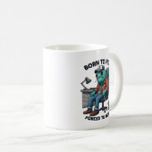 Born to Fish, Work Mug Koffiemok (Voorkant rechts)