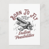Born to Fly Briefkaart (Voorkant)