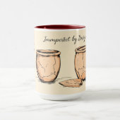 Born to Garden Botanical Illustration Gift Mok (Midden)