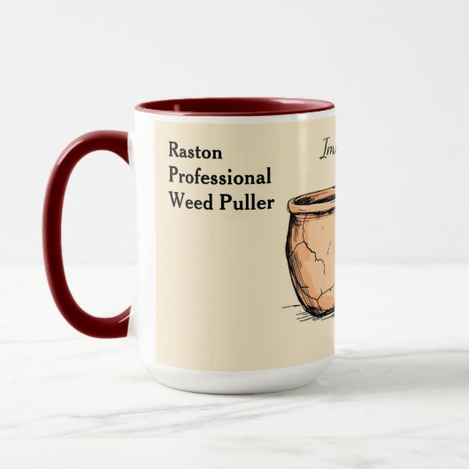 Born to Garden Botanical Illustration Gift Mok (Links)