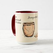 Born to Garden Botanical Illustration Gift Mok (Voorkant links)