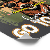 Born To Go Hunting Forced To Go 100 Days Of School Poster (Hoek)