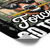 Born To Go Hunting Forced To Go To School Deer Boy Poster (Hoek)