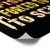 Born To Go Vist leuke viskleding Poster (Hoek)