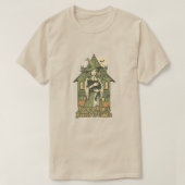 born to haunt force to cuddle t-shirt (Design voorkant)