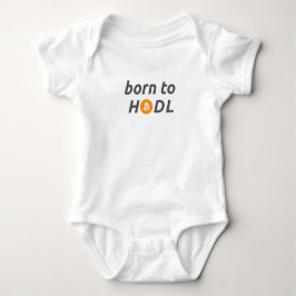 Born to HODL Baby Bodysuit