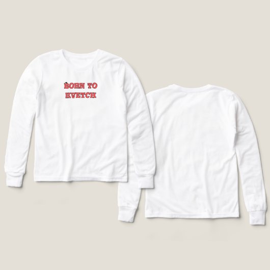 Born to kvetch (Voorkant /achterkant)