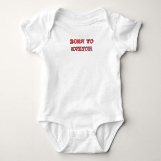 Born to kvetch romper (Voorkant)