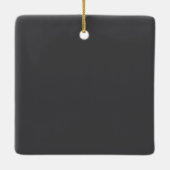 Born to Raise Sleigh Hell – Heavy Metal Reindeer Keramisch Ornament (Achterkant)