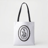 Born to Read, Forced to Socialize Tote Bag (Voorkant)