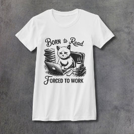 Born to Read Women's Fitted T-shirt