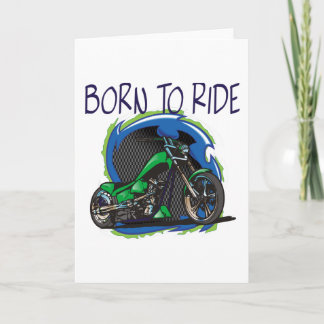 Born To Ride a Sweet Chopper Feestdagen Kaart