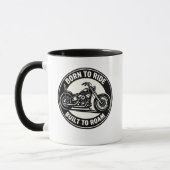Born to Ride Built to Roam Chopper Mug Mok (Links)