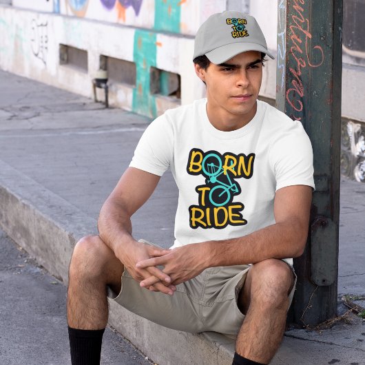 Born to Ride – Cool Bicycle Graphic voor fietsers T-shirt
