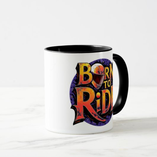 Born to Ride Mug Mok (Voorkant rechts)