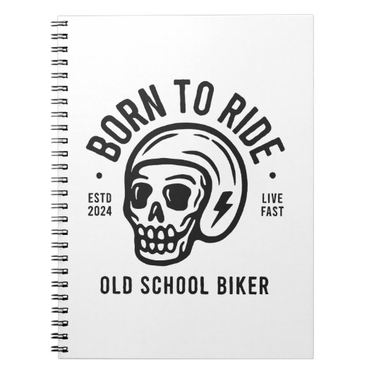 Born to Ride Notitieboek (Voorkant)