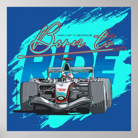 Born to ride poster (Voorkant)